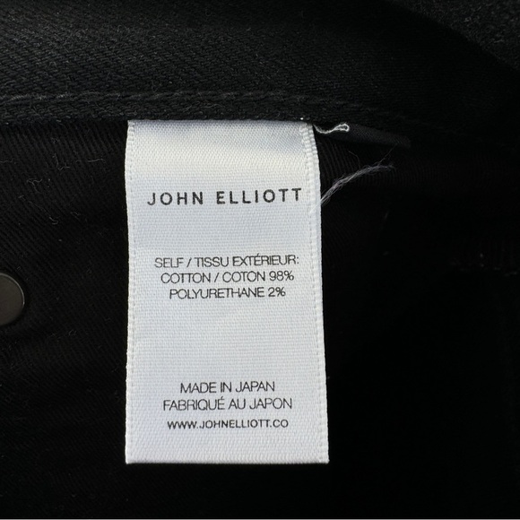 John Elliott The Cast 2 Mens Black Skinny Jeans 34 Minimalist Japanese Luxury - Picture 9 of 11